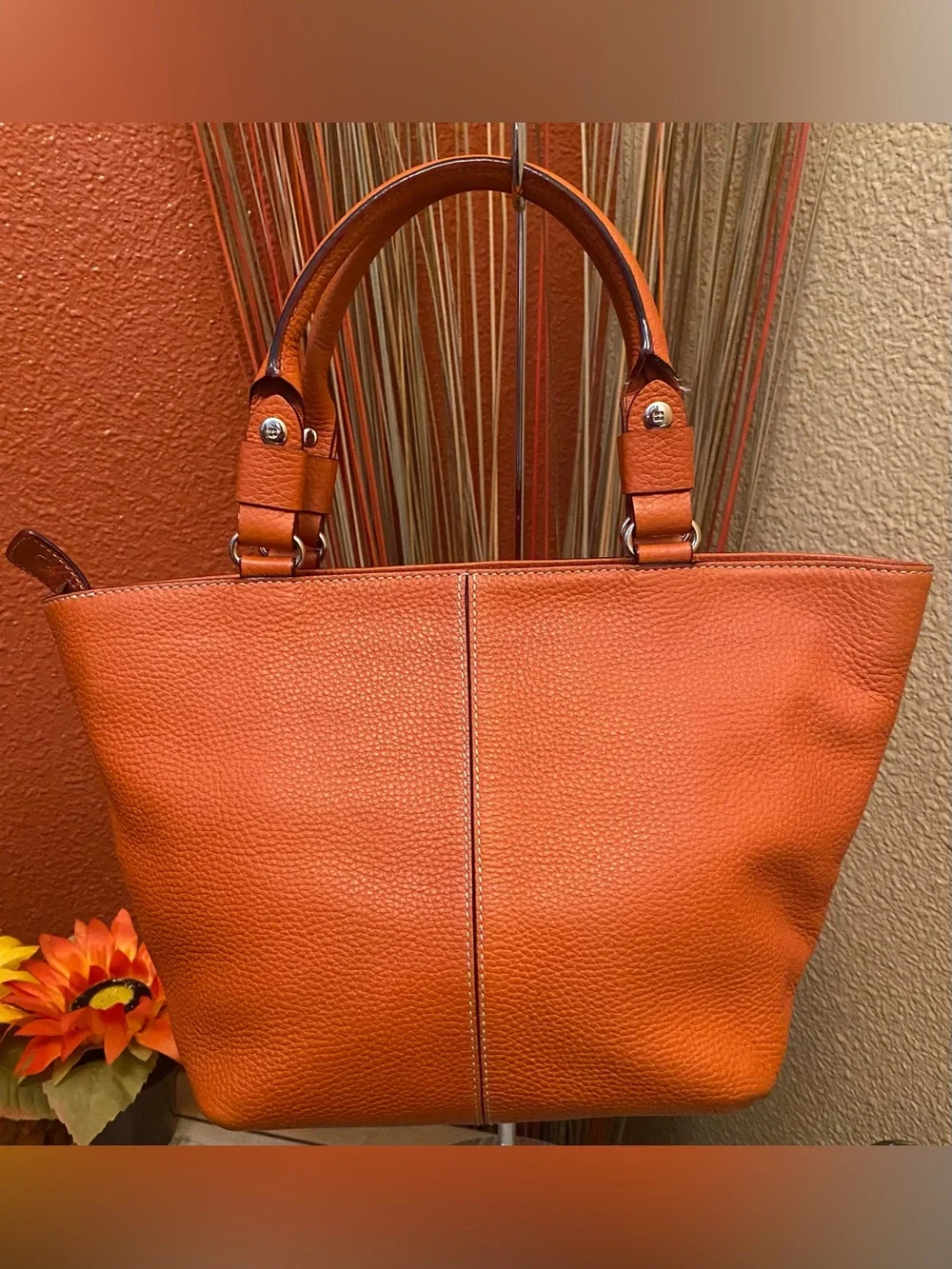 Kate Spade ♠️ - EUC - Madrid Bon Mot Shopper Bag in Burnt Orange
